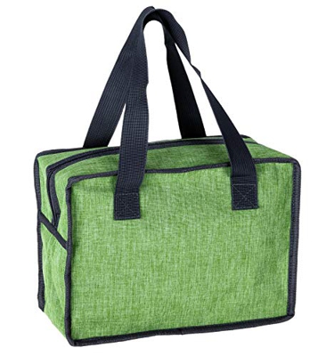 Idena 30193 - Nevera portátil con 8 litros de Capacidad, Aprox. 30 x 14 x 22 cm, con Dos Asas y Cremallera, Ideal para Picnic, Vacaciones y Camping
