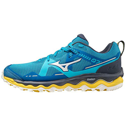 Mizuno Wave Mujin 7, Zapatillas para Carreras de montaa Hombre, Mykonosb Blancanieves Sblue, 47 EU precio