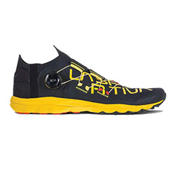 LA SPORTIVA VK Boa, Zapatillas de Trail Running Hombre, Black/Yellow, 43.5 EU en oferta