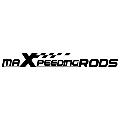 Maxpeedingrods logotipo de la etiqueta engomada del coche blanco