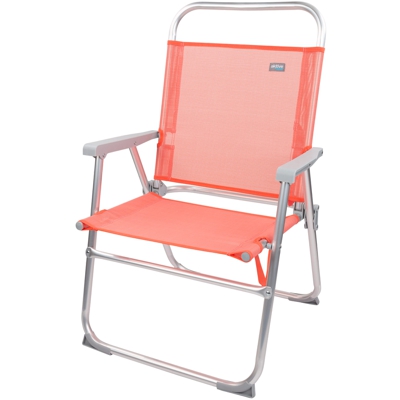 Silla plegable alta aluminio Aktive Beach-coral