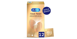 12x Durex Preservativos Real Feel Sin Latex Relaciones Condones Vida Intima características