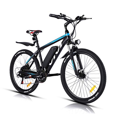 VIVI Bicicleta Eléctrica 26'' E-Bike, 350W Bicicleta Eléctrica de Montaña, Bici Electrica para Adulto, Bicicleta Eléctrica con 36V 10.4Ah Batería de L