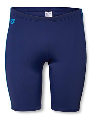 ARENA Bañador Feather Jammer, Hombre, Navy/Turquoise, 85