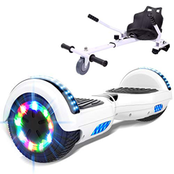 GEARSTONE HoverBoard monopatín + HoverKart con Bluetooth e iluminación LED 6,5 pulgadas Scooter eléctrico Self Balance Scooter E Overboard para niños  características