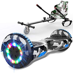 GEARSTONE HoverBoard monopatín + HoverKart con Bluetooth e iluminación LED 6,5 pulgadas Scooter eléctrico Self Balance Scooter E Overboard para niños  precio