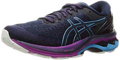 Asics Gel-Kayano 27, Road Running Shoe Mujer, French Blue/Digital Aqua, 37.5 EU