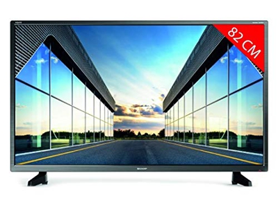 Sharp 32CB2E - TV 32 Pulgadas 32" (resolución 1368 x 720, 3X HDMI, 2X USB) Color Negro