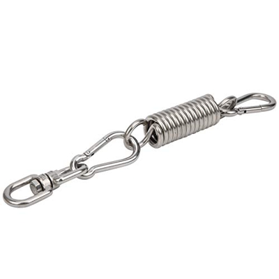 Tomanbery Kit de Silla Colgante práctica con Resorte de Hamaca Perfective, Silla de Columpio Fuerte Firme, Duradera para hamacas