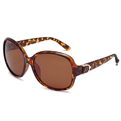 EFE Gafas De Sol Mujer Polarizadas Gafas De Moda Protección Uv400 De Gran Tamaño Para Señoras Violeta Marrón