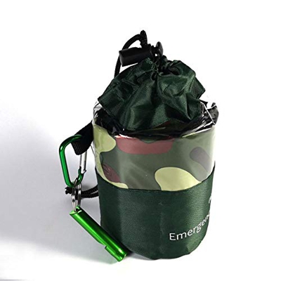 aheadad Saco Dormir Emergencia, Kit Rescate Bivy Sack Compacto Ligero Multifuncional Refugio Duradero Cordón Ultraligero para Acampar Al Aire Libre Se