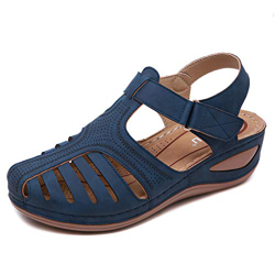 Sandalias Mujer Verano Cuña Sandalias Cerradas Cómodos Casual Zapatos de Playa características