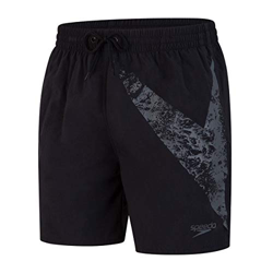 Speedo Boomstar De 16" Shorts De Baño, Hombre, Negro Gris óxido, XXL en oferta