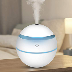TOGETOP Humidificador ultrasónico USB mini, humidificador ultrasónico ultrasónico de aire, humidificador ultrasilencioso, humidificador de niebla para en oferta
