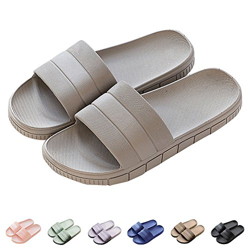 Zapatillas Pantuflas de Estar por casa de Hombre & Mujer & Pareja, Tira Ancha, Sandalia Tipo Chancla Verano, Gris, EU 40/41 (260mm) precio