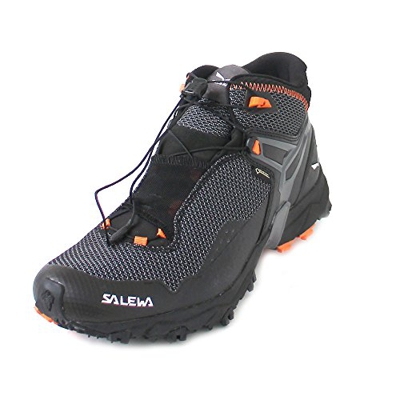 Salewa MS Ultra Flex Mid Gore-TEX, Zapatillas para carrera de senderos Hombre, Negro (Black/Holland), 41 EU