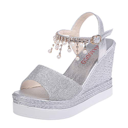 Sandalias Mujer Verano 2019 cuña Bohemias Casuales Zapatillas Hebilla Romanas Flip Flop Mares Playa Gladiador Verano Tacon Planas Zapatos riou en oferta