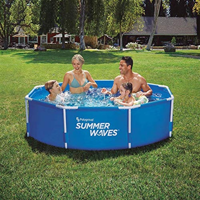 Ehlis Piscina Tubular Circular - 244x76 cm - con depuradora - 3.032 litros