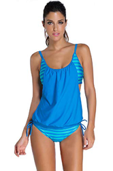 UMIPUBO Mujer Rayas Tankini Bikini 2 Piezas Sexy Conjunto de Bikini Trajes de Baño Tanga Playa Bikini Set Push-up Acolchado Ropa de Baño Beachwear características