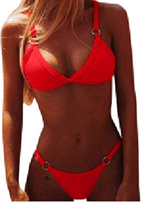 UMIPUBO, Conjuntos de Bikinis para Mujer, Bikini Elegante de Dos Piezas, Conjunto de Traje de baño, Tanga de Cintura Baja, Traje de baño, Traje de bañ
