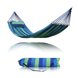 LOVE STORY Hamaca de Algodón 220 × 150 cm con Varillas de Madera de 80cm Carga Máxima 150 KG, Fácil de Transportar, se Aplica en Interiores y Exterior características