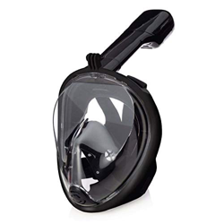 Lamker Mascara Buceo Adultos 180° Panorámica Máscaras de Snorkel de Cara Completa Cámara Deportiva Compatible Anti-Niebla y Anti-Fugas Gafas de Bucear precio