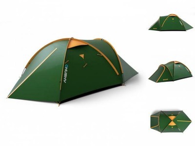 Tienda de Camping Husky Carpa Domo Iglú Bison 420 CM Poliéster / Nailon 420CM