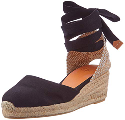 Castañer Carina/3/001, Alpargatas Mujer, Negro, 35 EU en oferta