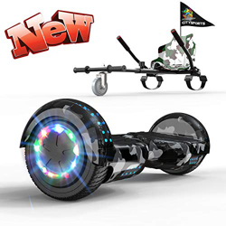 GeekMe Self Balance Scooter con Hoverkart, 6.5” Patinete Eléctrico con LED Luces y Altavoz Bluetooth, Regalo para Niños características