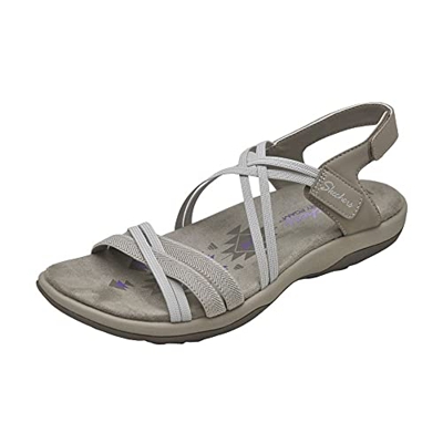 Sandalia Skechers 163112 Taupe para Mujer 40