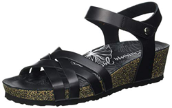 Panama Jack Chia Nature, Sandalias con cua Mujer, Negro, 40 EU precio