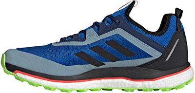 adidas Terrex Agravic Flow, Zapatillas Deportivas Hombre, Glory Blue/Core Black/Signal Green, 45 1/3 EU