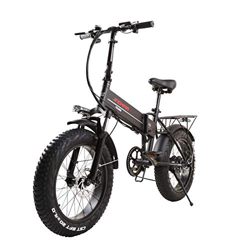 SONGZO Bicicleta Eléctrica 500W 20 Pulgadas Bicicleta de Montaña Plegable con Neumáticos Gordos con Batería de Litio de 48V 12.8Ah características