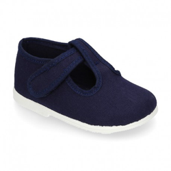 Pepito Bebé Niño Lona Piqué Suela Super Flexible. 19 Azul Marino en oferta