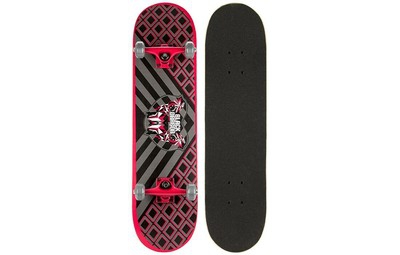 Dragon noir planche à roulettes planche complète, 50x30mm Roulements, ABEC, Noir