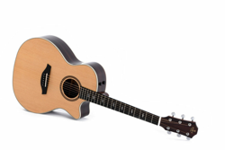 Sigma Guitarra/Guitarras Gtce-2 / Ami Gt-2ce + Fishman Flex Plus Grand Expositor en oferta