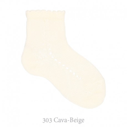 Calcetín Corto Perlé Calado Lateral Condor. 303-cava 6 en oferta