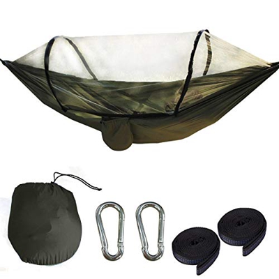 Hamaca para Exteriores con mosquitero - Robusta y Ultraligera Tienda de hamacas, Acampar, Exteriores y Supervivencia (Hamaca 7)