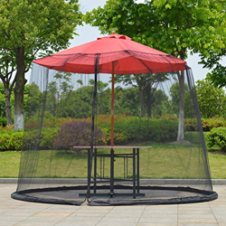 Red de Sombrillas, Pantalla de Mosquitera de Cubierta de Sombrilla de Patio, Pantalla de Mesa de Sombrilla de Jardín Al Aire Libre, Cubierta de Mosqui en oferta