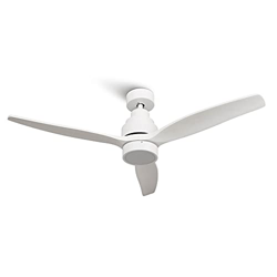 Mellerware Ventilador de Techo con Mando a Distancia. 3 Aspas. Potencia de 45 W. Ultrasilencioso. 132 cm de diámetro. 6 velocidades. Temporizador (Whi en oferta