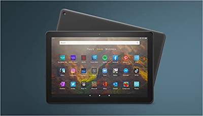 Te presentamos el tablet Fire HD 10 | 10,1" (25,6 cm), Full HD 1080p, 64 GB, color negro, sin publicidad