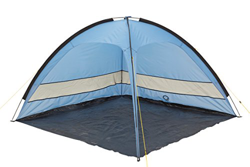 GRAND CANYON Tampa- tienda para la playa tipo concha, protección solar UV40, protección contra el sol y el viento, azul/negra, 302206 en oferta