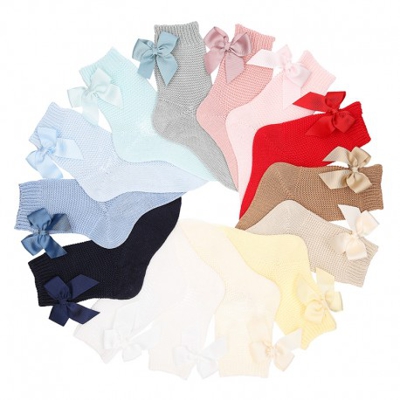 Calcetín Corto Punto Bobo Con Lazo Condor. 635-peonia 3