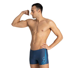 ARENA M Spirit Short Shorts, Hombre, Shark/Turquoise, 80 en oferta