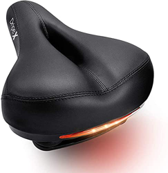 Dripex Sillín de Bicicleta Cómodo Impermeable, Sillín de Bici de Gel, Profesional Silla de Montar de Bicicleta MTB/Carreteras, Cojín Ergonómico Imperm en oferta