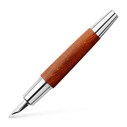 Faber Castell 148200 - Pluma estilográfica E-motion, con cuerpo en madera de peral, color marrón coñac, plumín de acero inoxidable, trazo M en oferta