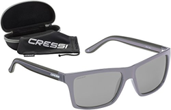 Cressi Rio Sunglasses Gafas de Sol Deportivo Polarizados, Unisex Adultos, Gris/Gris, Talla única precio