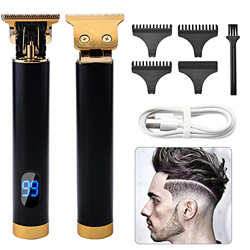 Cortapelos Hombre,Cortapelo para Hombres Profesional,Cortadora de Pelo Inalámbrico,Pantalla LED de Energía Restante,Carga USB,3 Peines Limitados Profe en oferta