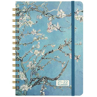 Agenda 2021-2022 – A5, planificador semanal de julio de 2021 hasta junio de 2022, 15 x 21 cm, planificador de vida