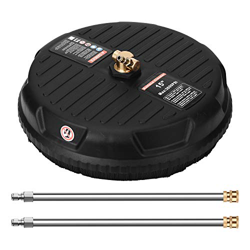 MoPei Limpiador de Superficies de 15"con Accesorio de conexión rápida de 1/4" para lavadoras a presión de Gas máx. De 3600 PSI, Incluidas Dos lanzas d en oferta